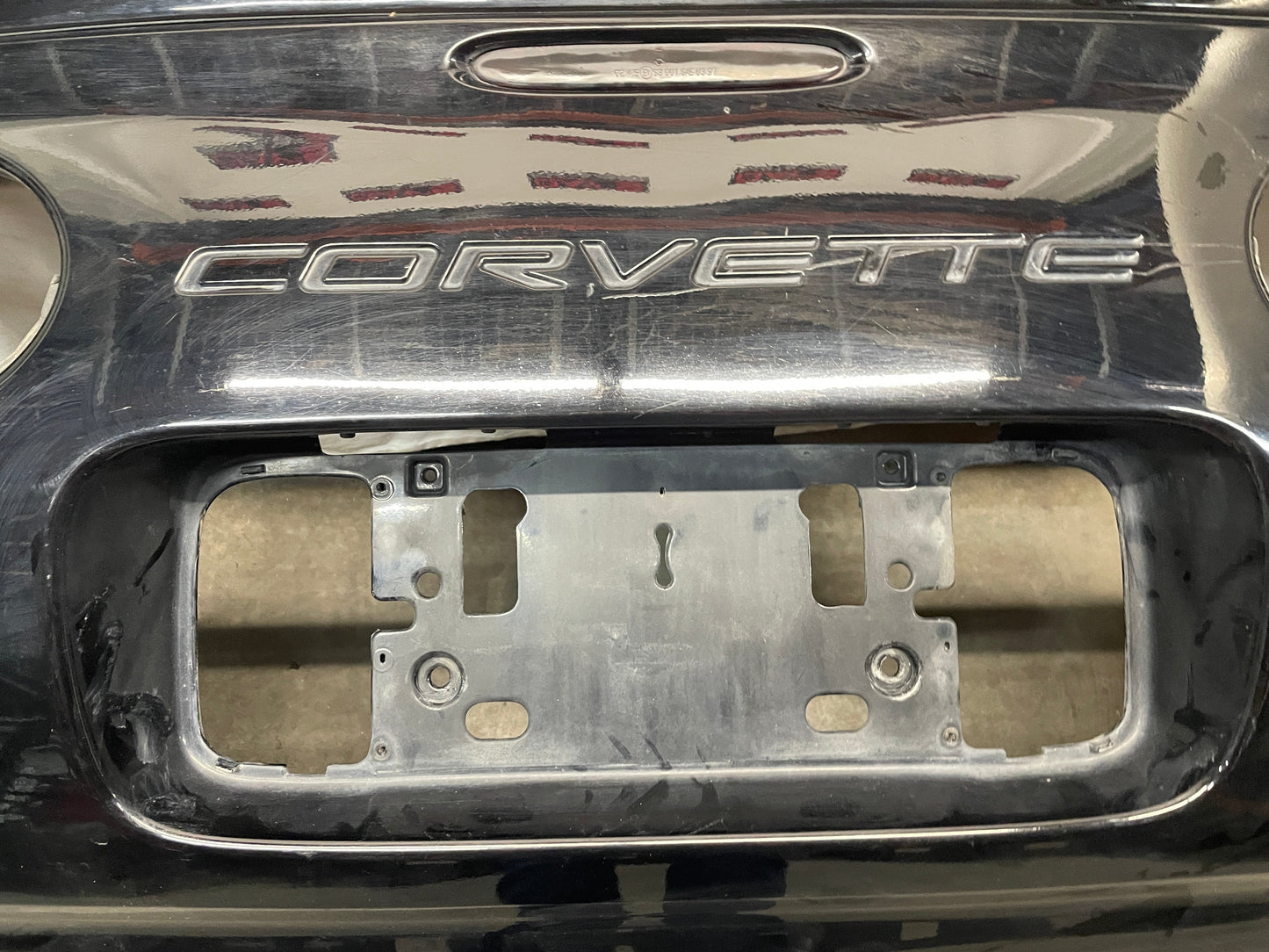 2001 Chevy C5 Corvette Rear Bumper Cover Black OEM - Day's Parts Yard