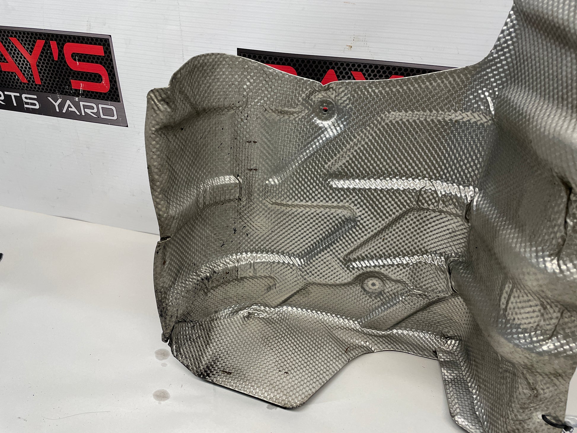 2015 Chevy SS Sedan LH Driver Exhaust Muffler Heat Shield OEM - Day's Parts Yard