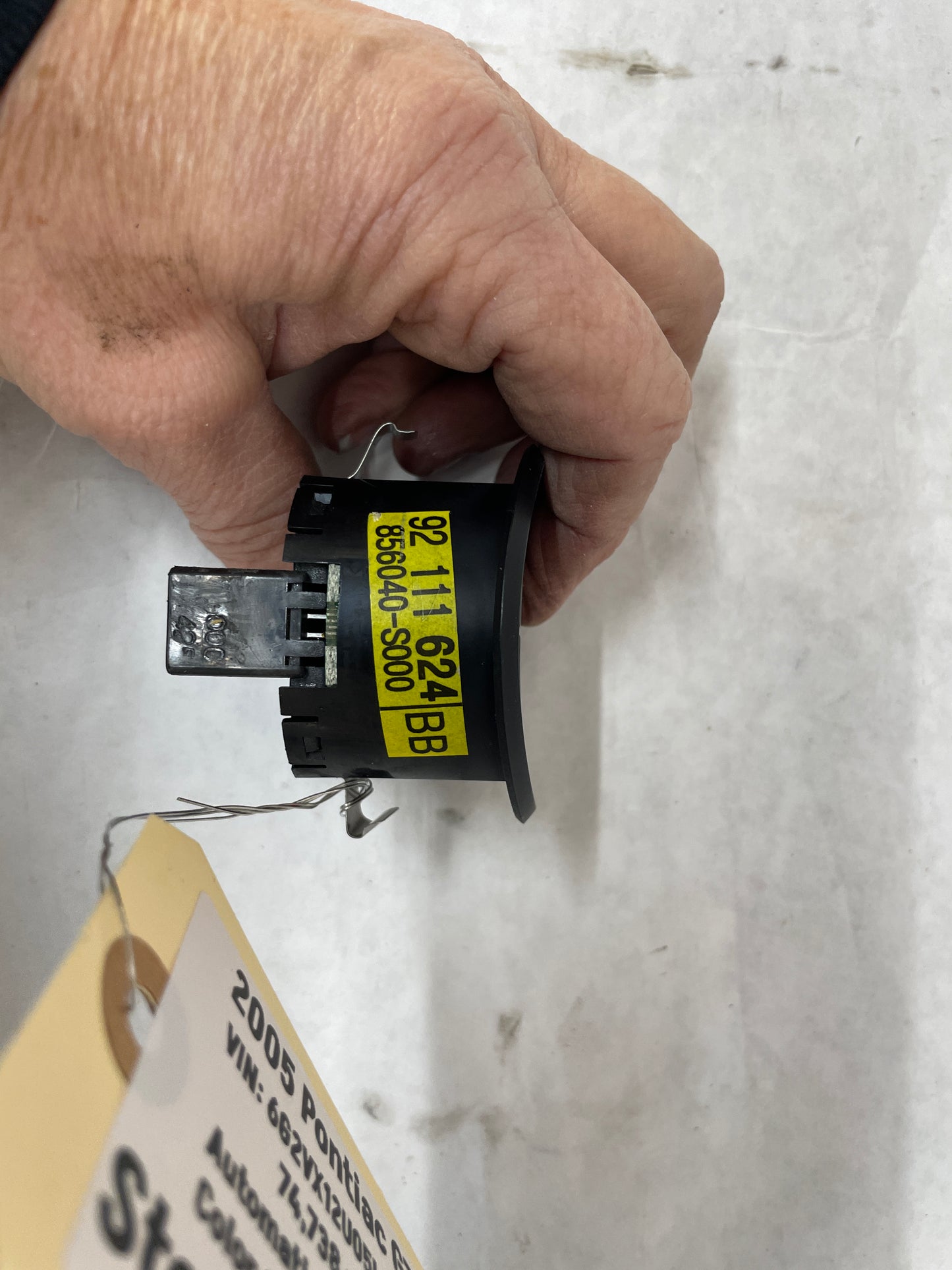 2005 Pontiac GTO Mode Set Dash Selector Control Switch Button OEM