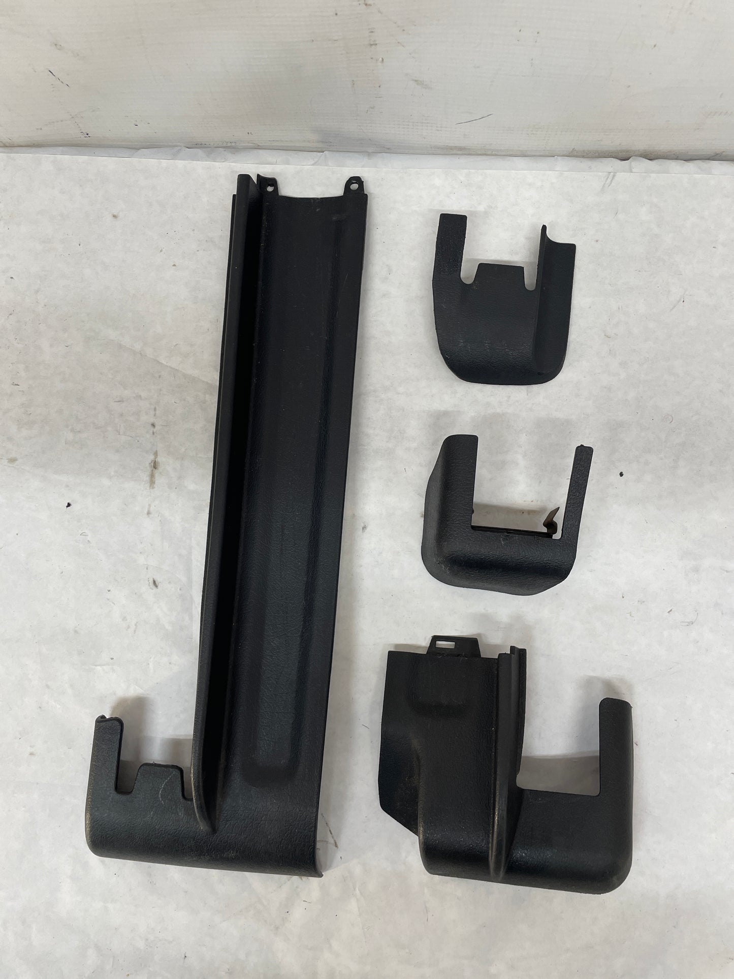 2005 Pontiac GTO Complete LH Driver 4pc Front Seat Rail Frame Trim Cover Set OEM