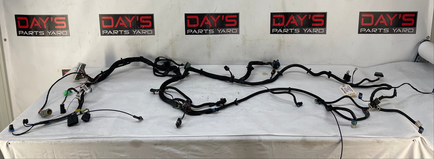2004 Chevy C5 Corvette  Head Light Lamp ABS Engine Bay Wire Wiring Harness OEM - Day's Parts Yard