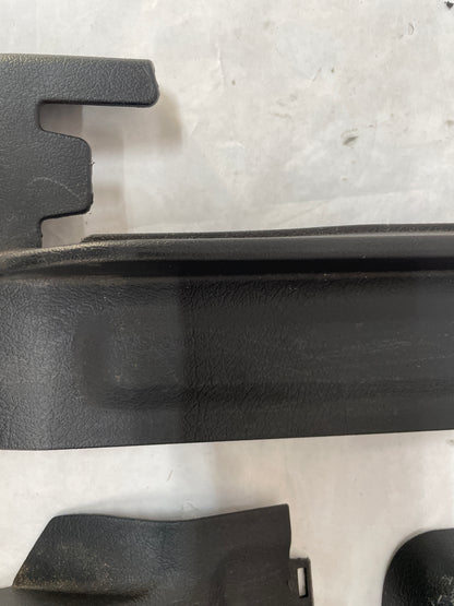 2005 Pontiac GTO Complete LH Driver 4pc Front Seat Rail Frame Trim Cover Set OEM