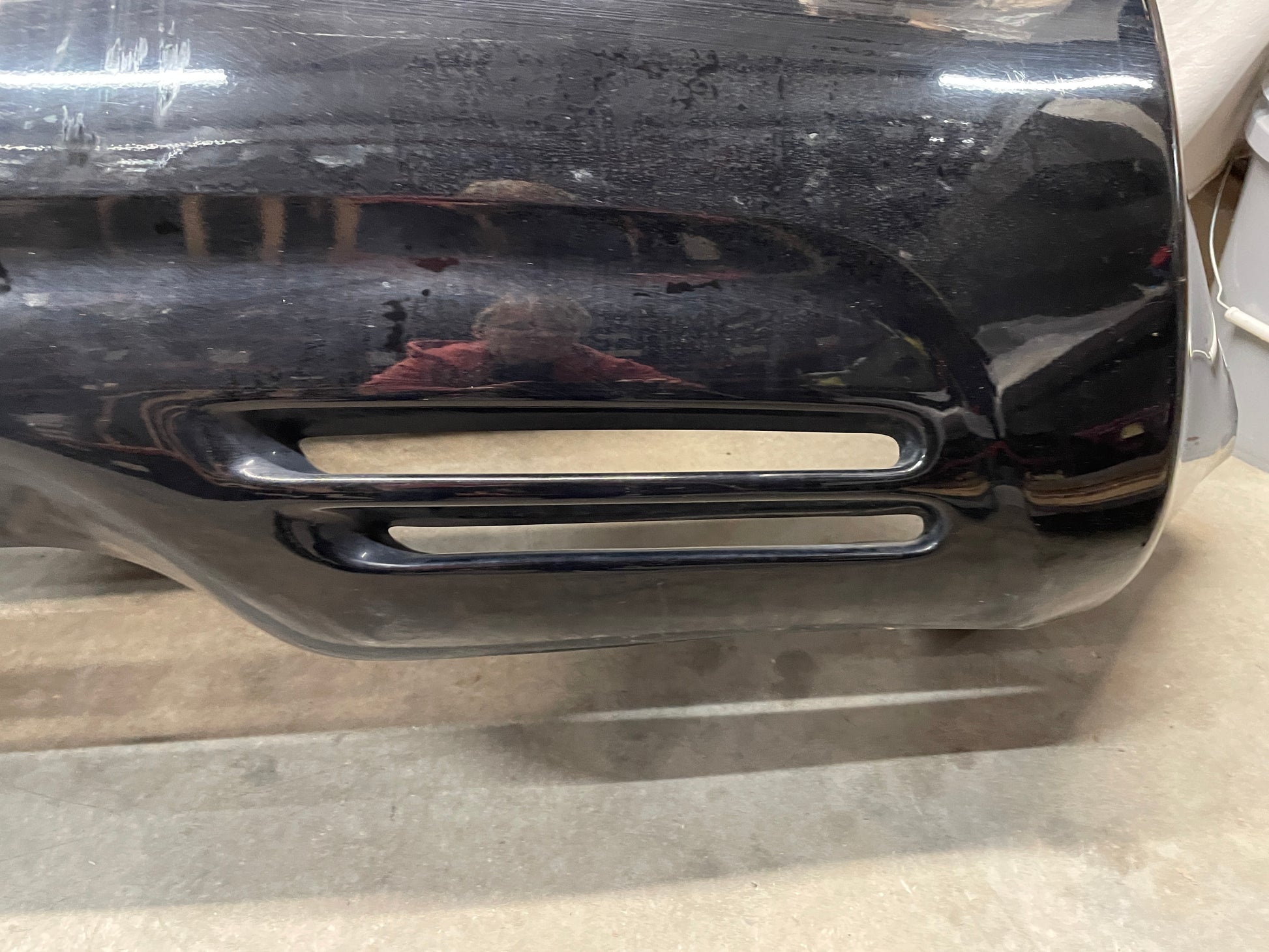 2001 Chevy C5 Corvette Rear Bumper Cover Black OEM - Day's Parts Yard