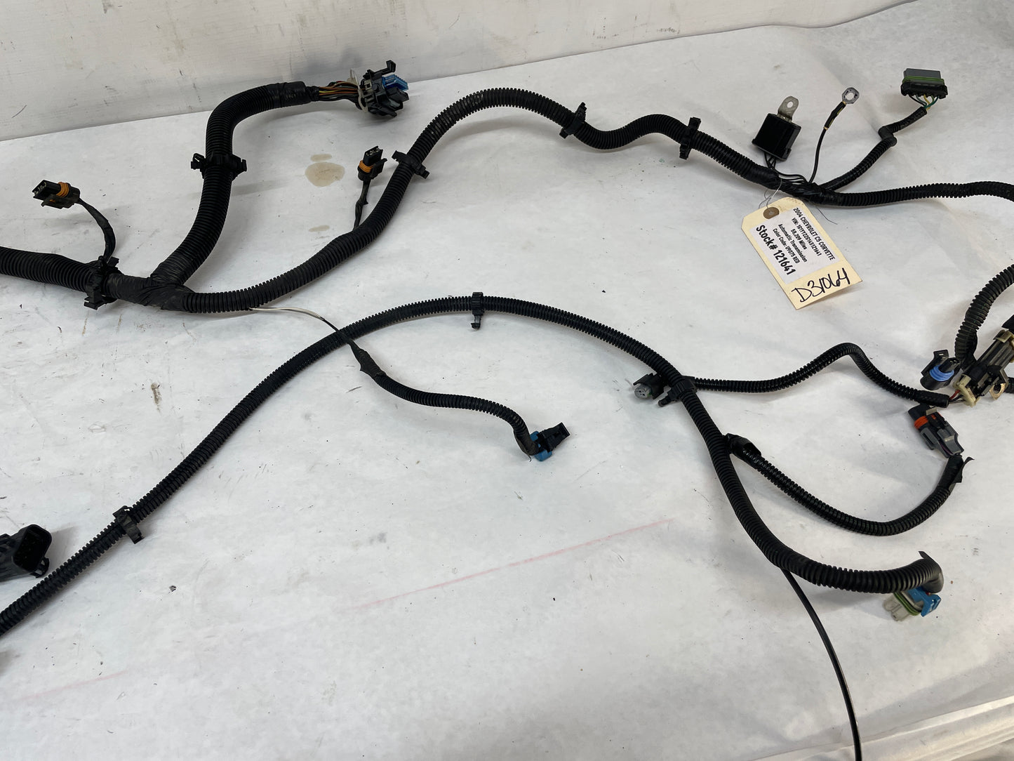 2004 Chevy C5 Corvette  Head Light Lamp ABS Engine Bay Wire Wiring Harness OEM - Day's Parts Yard