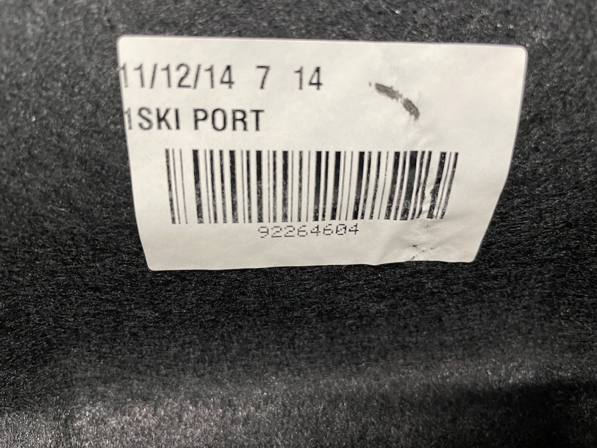 2015 Chevy SS Sedan Ski Port Felt Carpet OEM - Day's Parts Yard