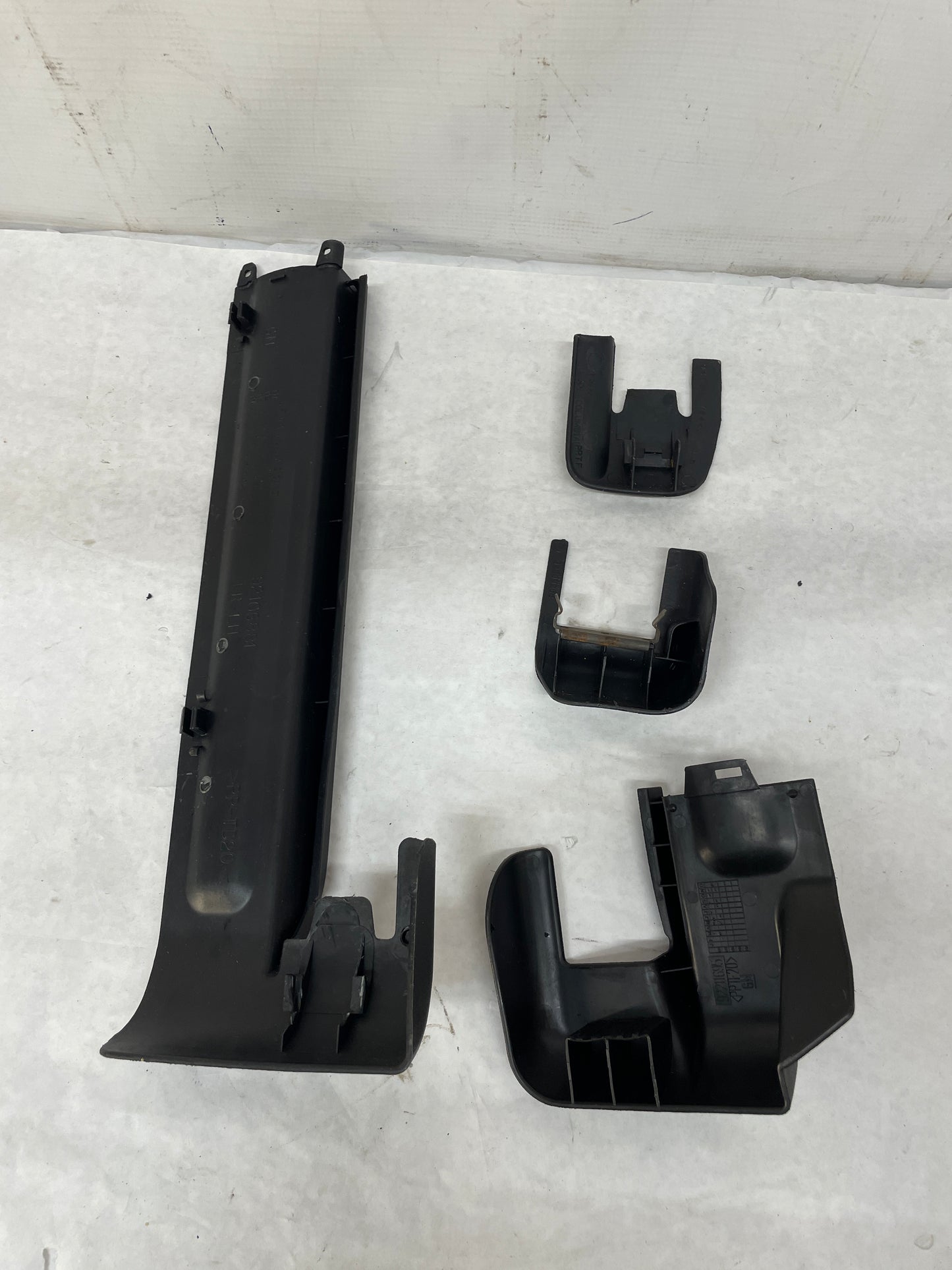 2005 Pontiac GTO Complete LH Driver 4pc Front Seat Rail Frame Trim Cover Set OEM