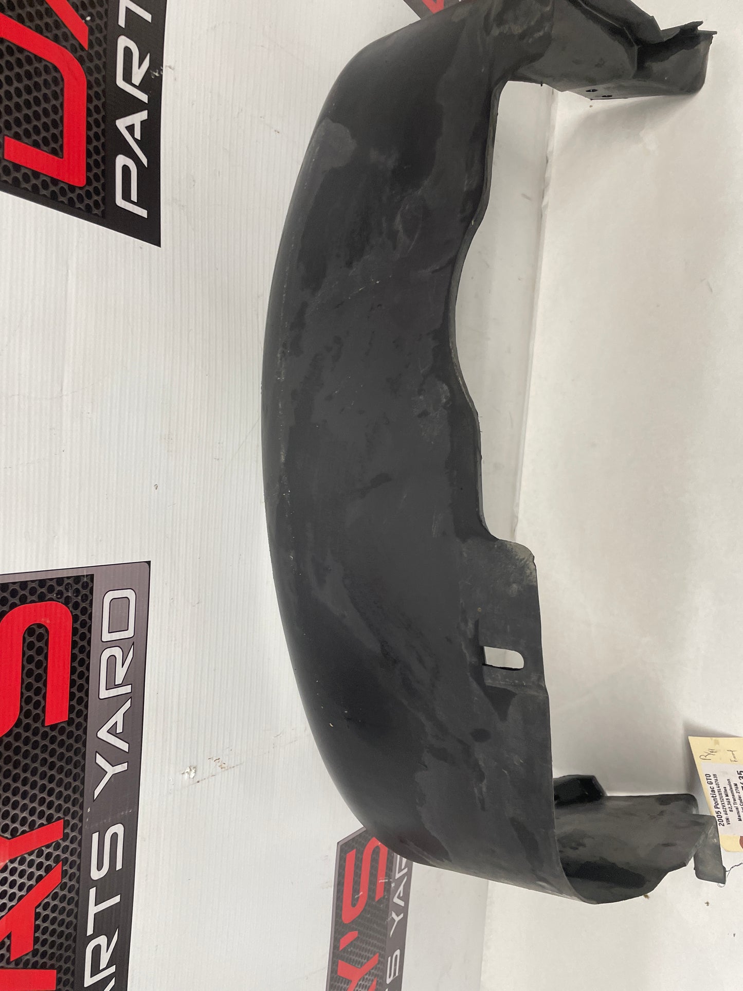 2005 Pontiac GTO RH Passenger Front Fender Wheel House Well Liner OEM