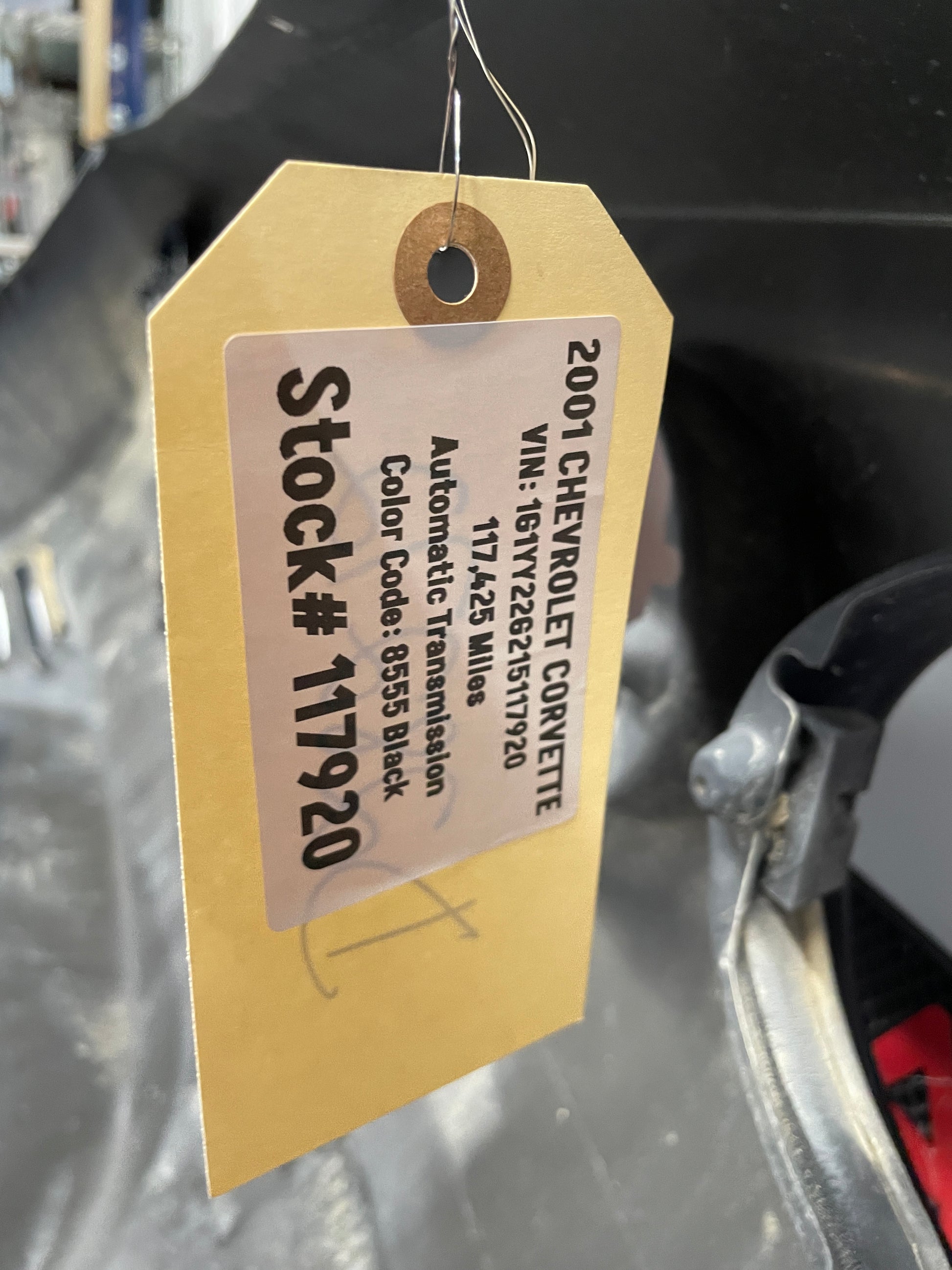 2001 Chevy C5 Corvette Rear Bumper Cover Black OEM - Day's Parts Yard