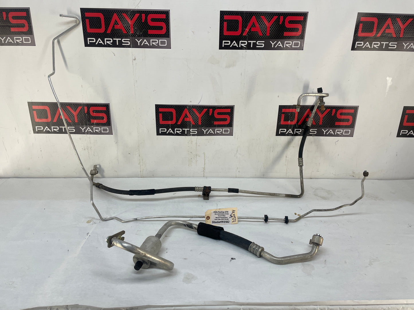 2004 Pontiac GTO AC Air Conditioner Compressor AC Hoses Lines Tubes OEM - Day's Parts Yard