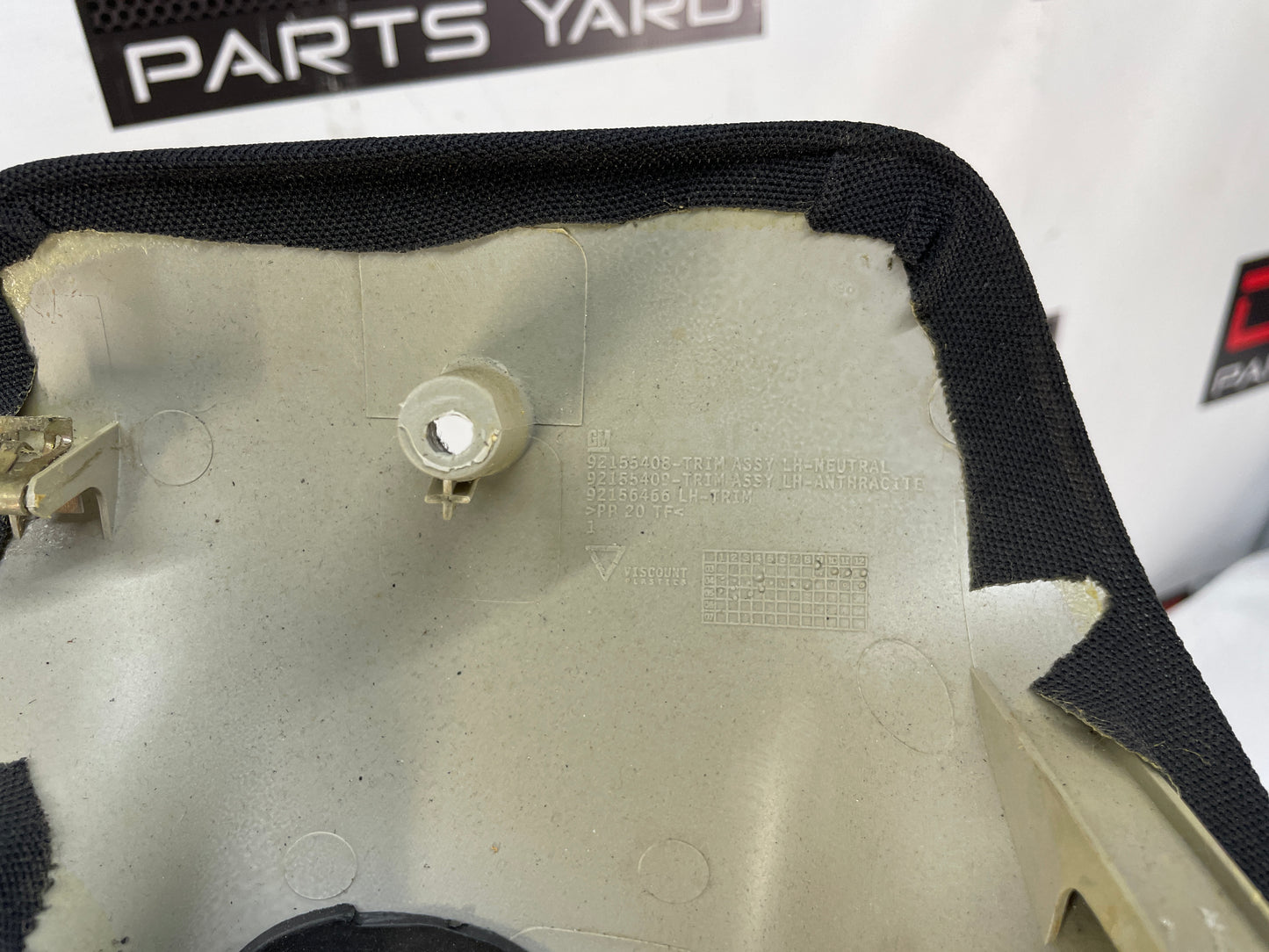 2005 Pontiac GTO RH & LH Interior Upper B Pillar Seat Belt Trim OEM