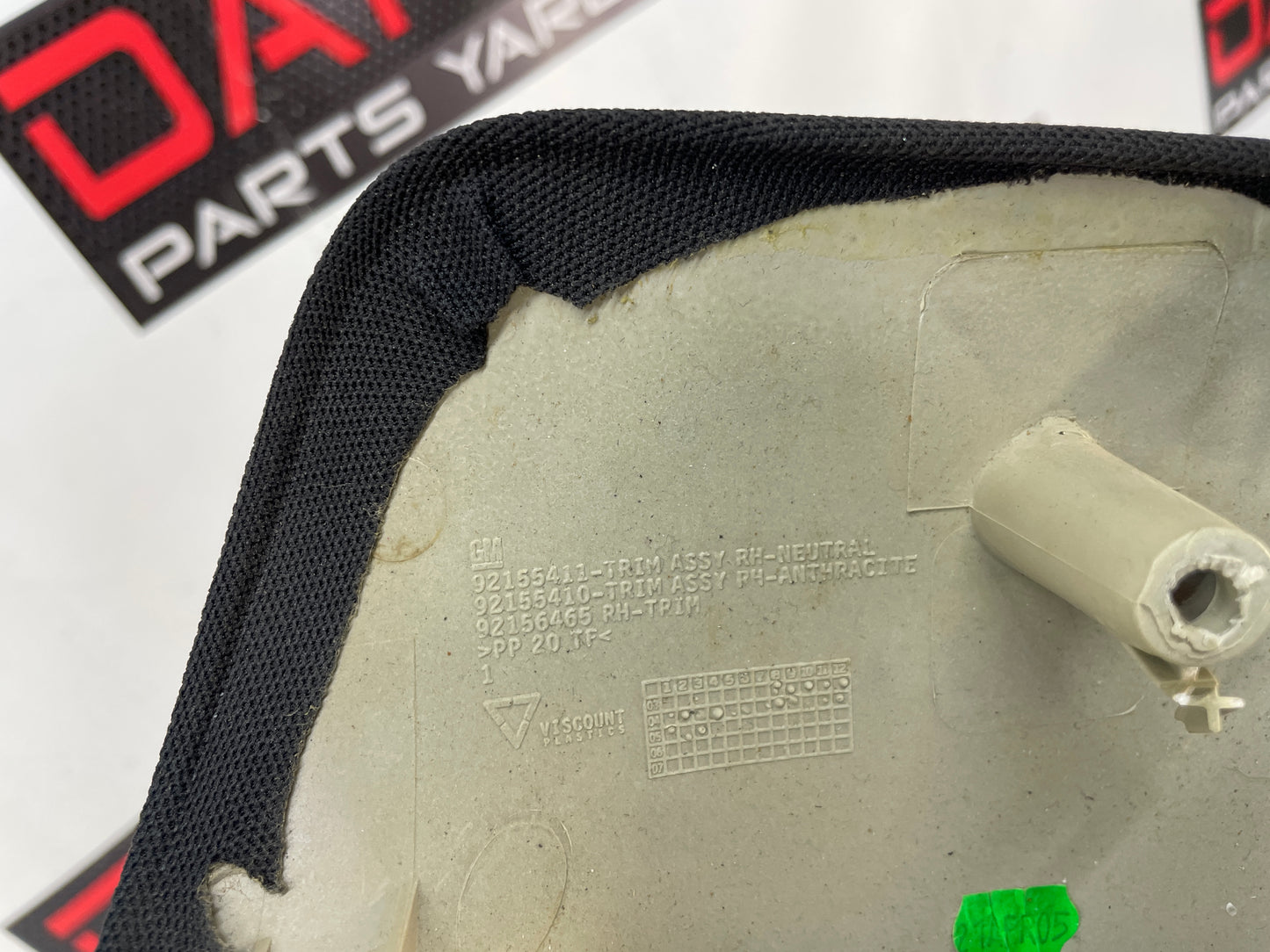 2005 Pontiac GTO RH & LH Interior Upper B Pillar Seat Belt Trim OEM