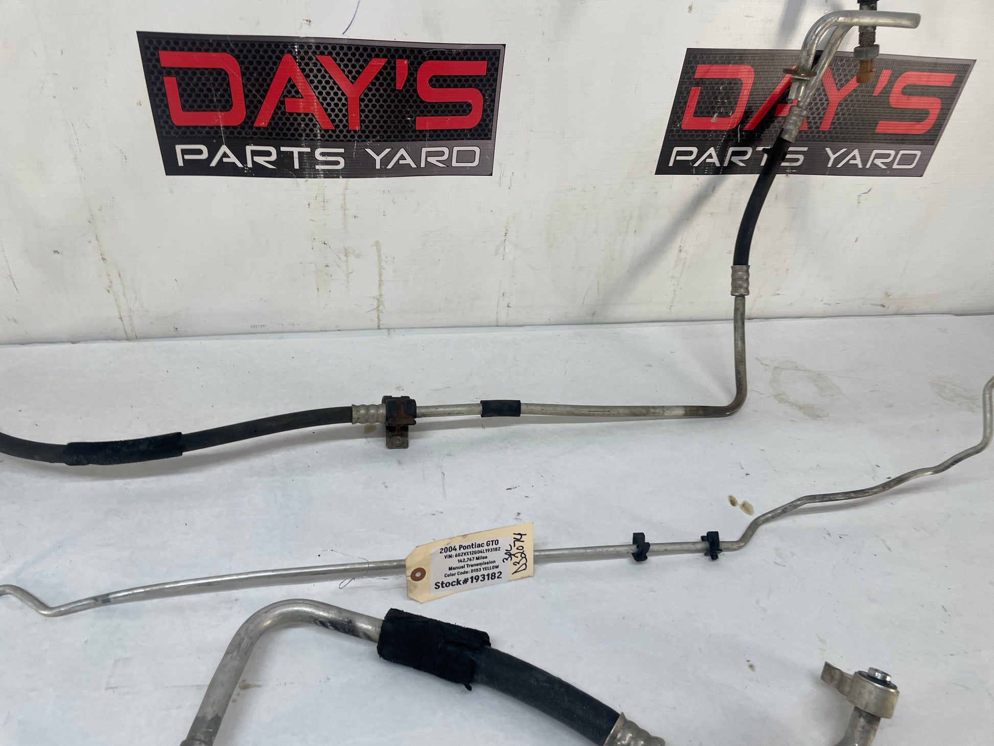 2004 Pontiac GTO AC Air Conditioner Compressor AC Hoses Lines Tubes OEM - Day's Parts Yard