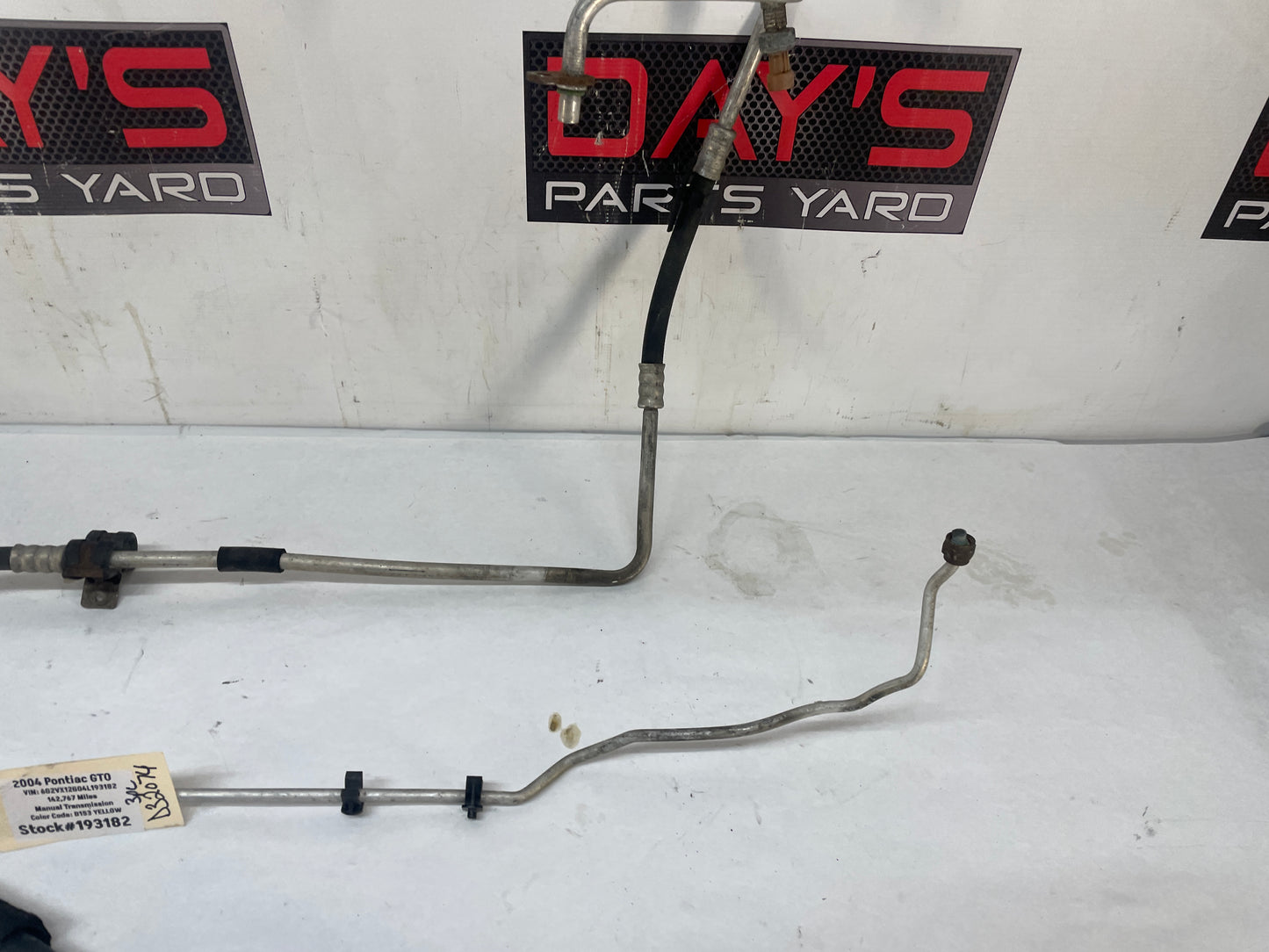 2004 Pontiac GTO AC Air Conditioner Compressor AC Hoses Lines Tubes OEM - Day's Parts Yard