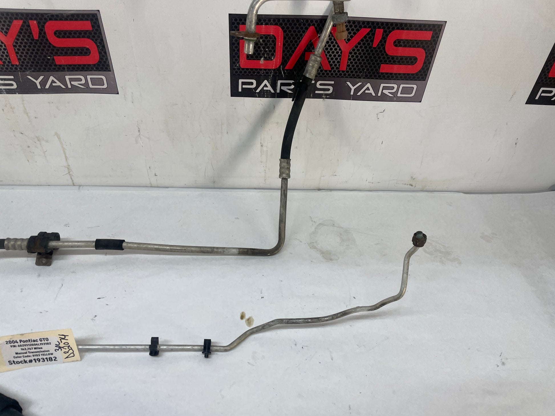2004 Pontiac GTO AC Air Conditioner Compressor AC Hoses Lines Tubes OEM - Day's Parts Yard