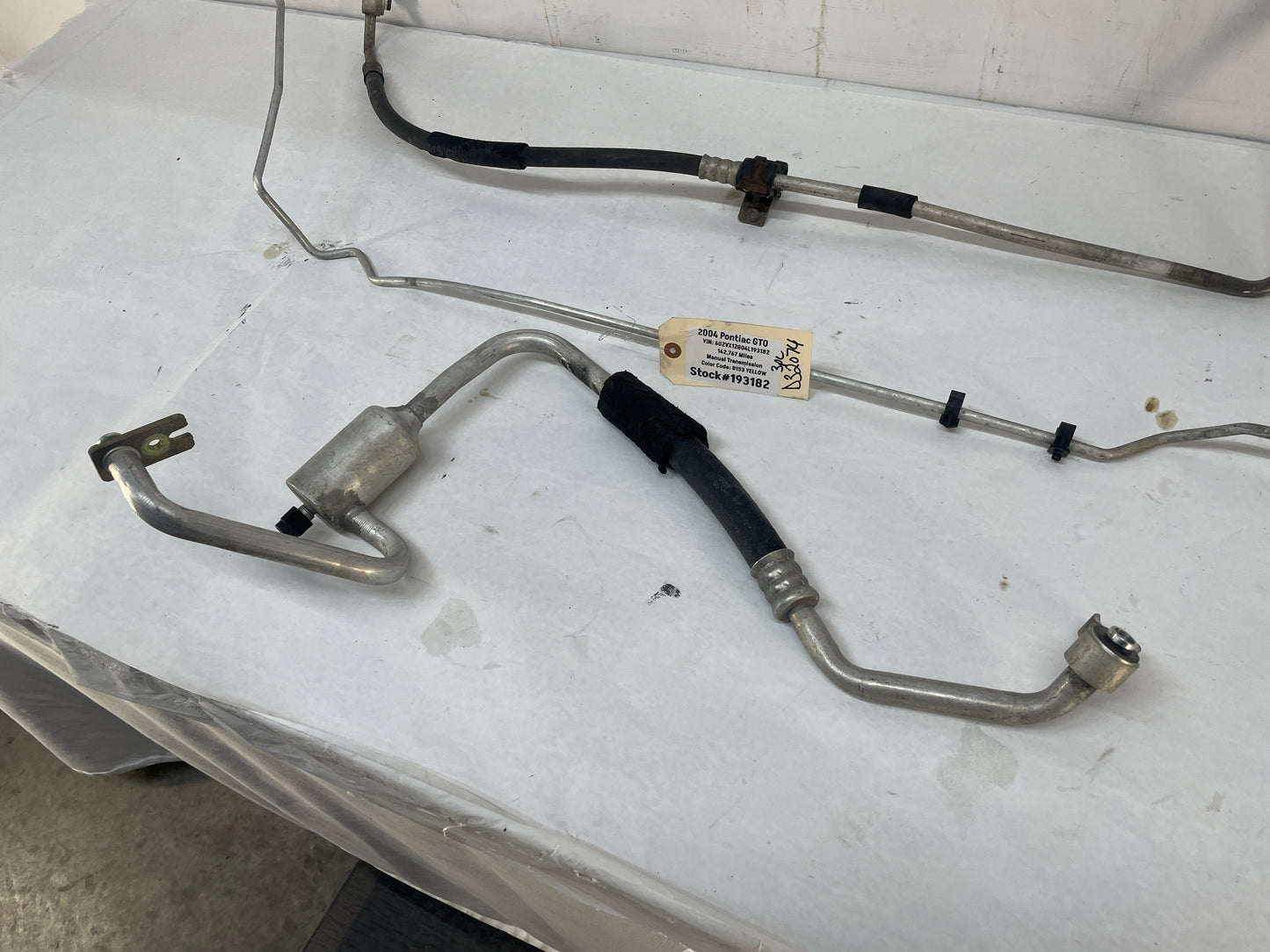 2004 Pontiac GTO AC Air Conditioner Compressor AC Hoses Lines Tubes OEM - Day's Parts Yard