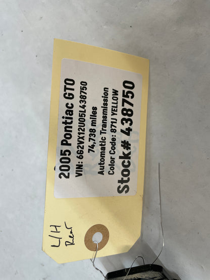 2005 Pontiac GTO RH & LH Rear Seat Belt Retractor OEM