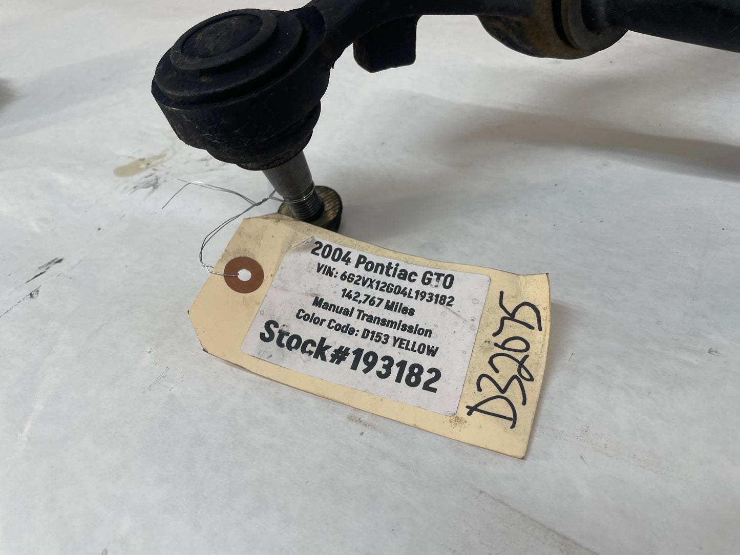 2004 Pontiac GTO RH Passenger Front Suspension Lower Control Arm Radius Rod OEM - Day's Parts Yard