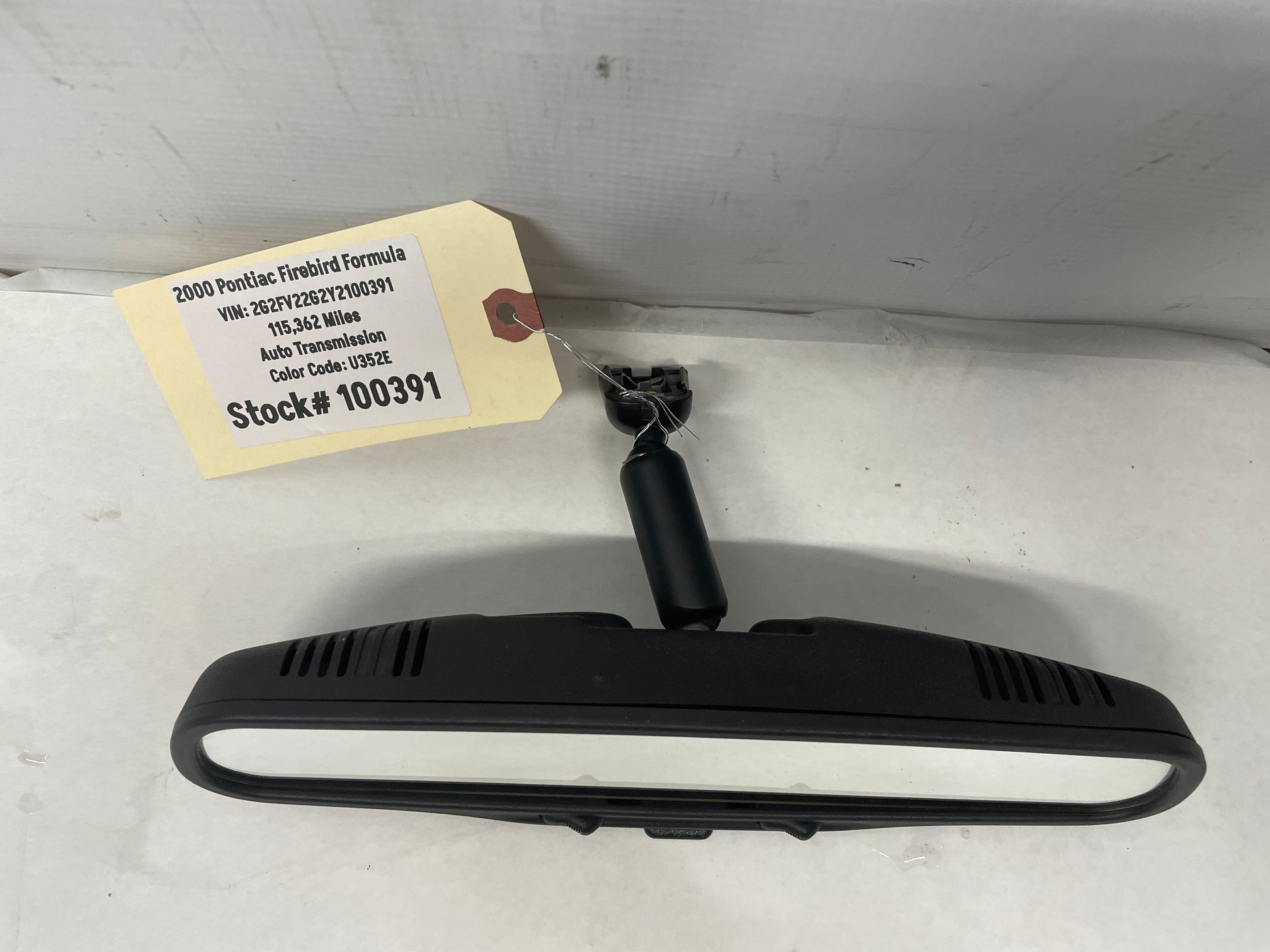 2000 Pontiac Firebird Formula Rearview Rear View Mirror w/ Reading Map Lights OEM - Day's Parts Yard