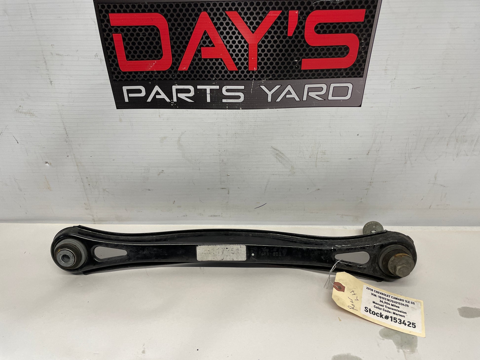 2018 Chevy Camaro 1LE SS LH Driver Rear Control Arm Adjust Link Rod OEM - Day's Parts Yard