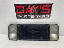 2001 Chevy C5 Corvette Rear License Plate Bracket Finish Panel Reverse Lights OEM - Day's Parts Yard
