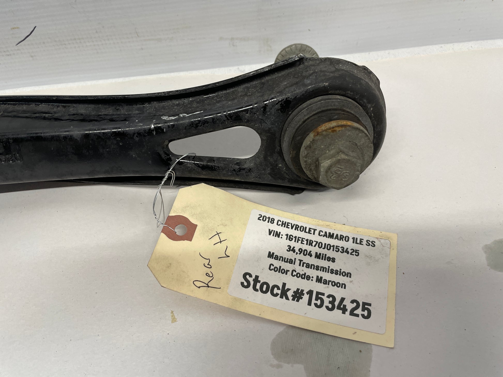 2018 Chevy Camaro 1LE SS LH Driver Rear Control Arm Adjust Link Rod OEM - Day's Parts Yard