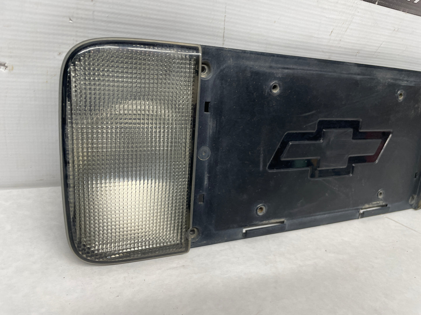 2001 Chevy C5 Corvette Rear License Plate Bracket Finish Panel Reverse Lights OEM - Day's Parts Yard