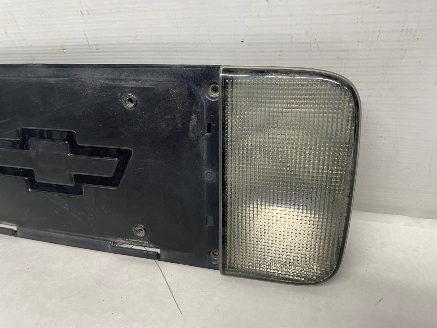 2001 Chevy C5 Corvette Rear License Plate Bracket Finish Panel Reverse Lights OEM - Day's Parts Yard