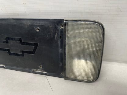 2001 Chevy C5 Corvette Rear License Plate Bracket Finish Panel Reverse Lights OEM - Day's Parts Yard