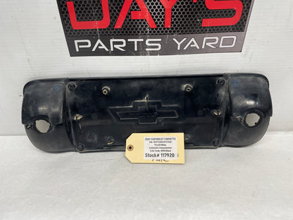 2001 Chevy C5 Corvette Rear License Plate Bracket Finish Panel Reverse Lights OEM - Day's Parts Yard