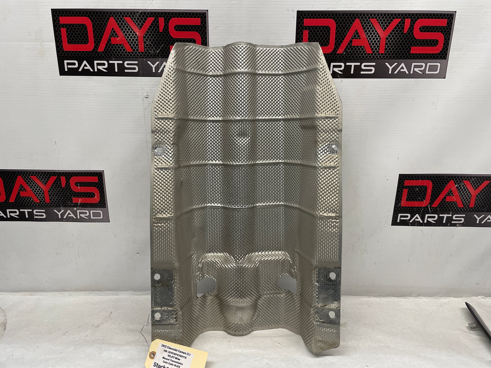 2012 Chevy Camaro ZL1 Transmission Tunnel Exhaust Heat Shield OEM - Day's Parts Yard