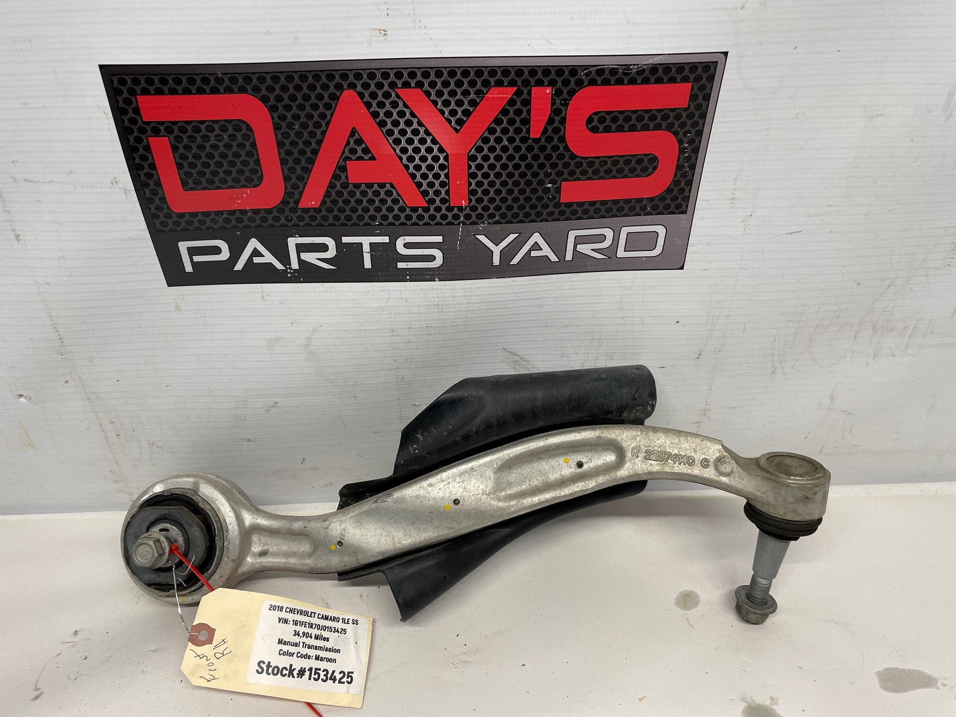 2018 Chevy Camaro 1LE SS RH Passenger Front Lower Control Arm OEM - Day's Parts Yard