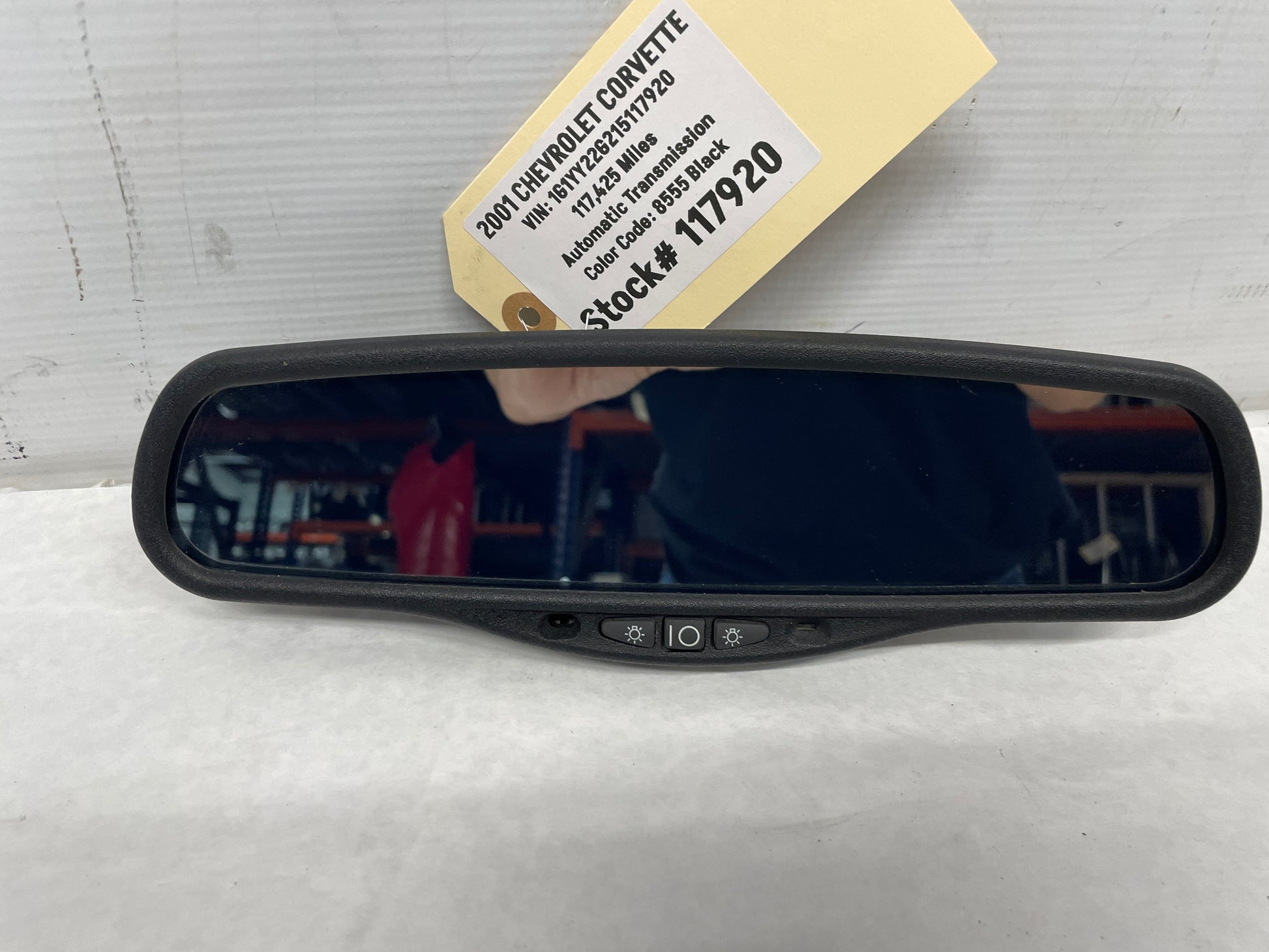 2001 Chevy C5  Corvette Rearview Rear View Mirror w/ Map Light OEM - Day's Parts Yard