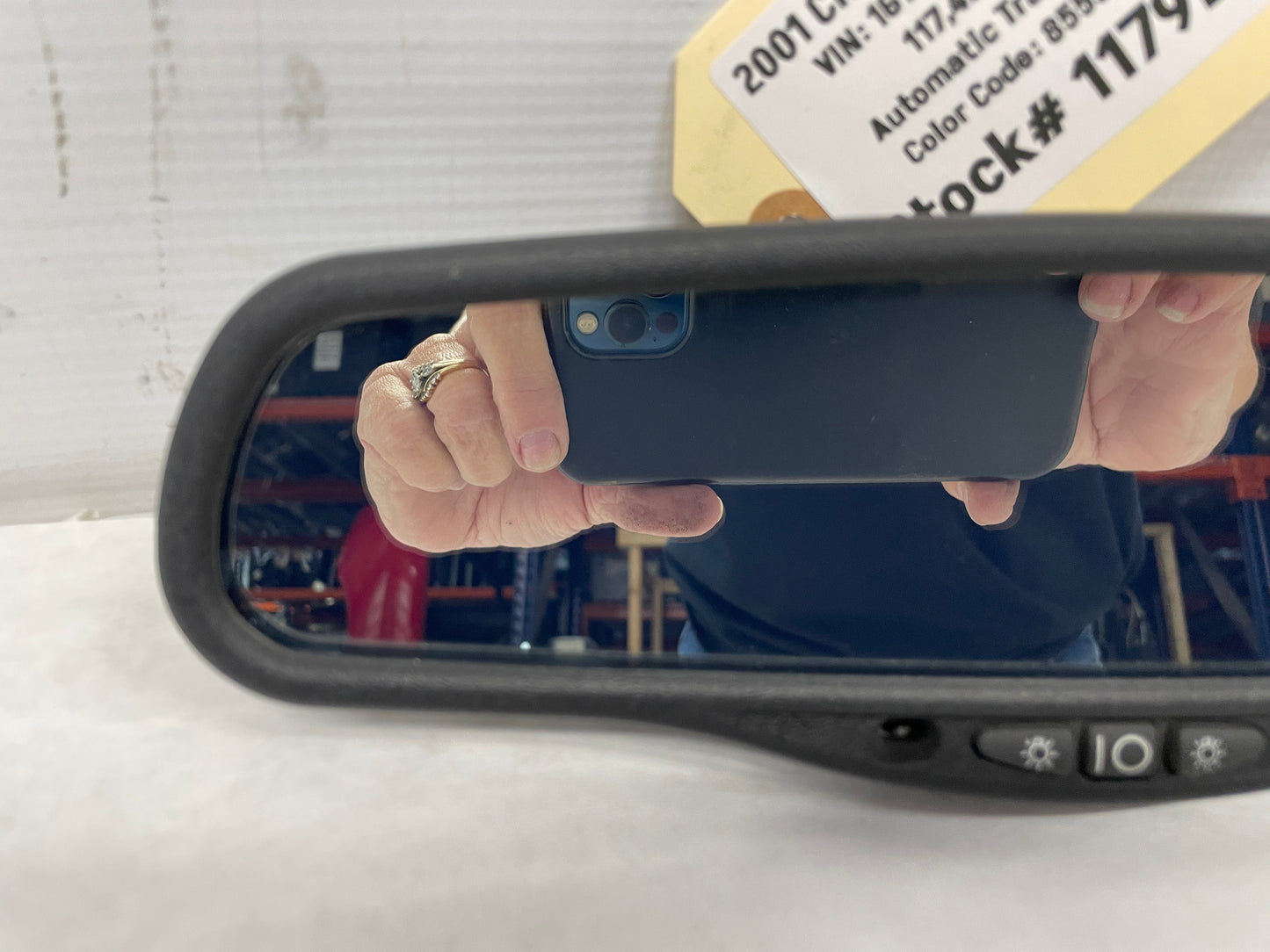 2001 Chevy C5  Corvette Rearview Rear View Mirror w/ Map Light OEM - Day's Parts Yard