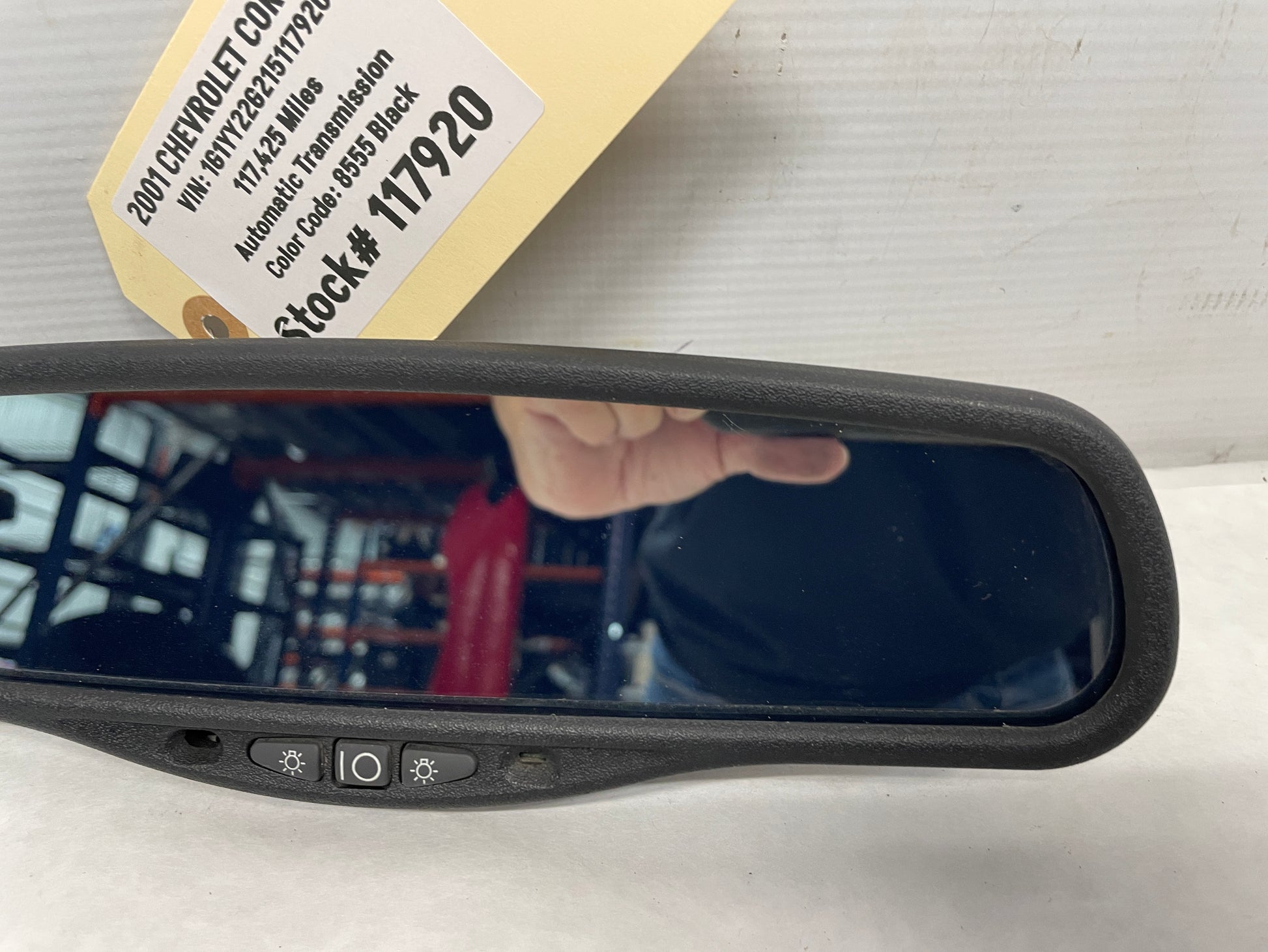 2001 Chevy C5  Corvette Rearview Rear View Mirror w/ Map Light OEM - Day's Parts Yard