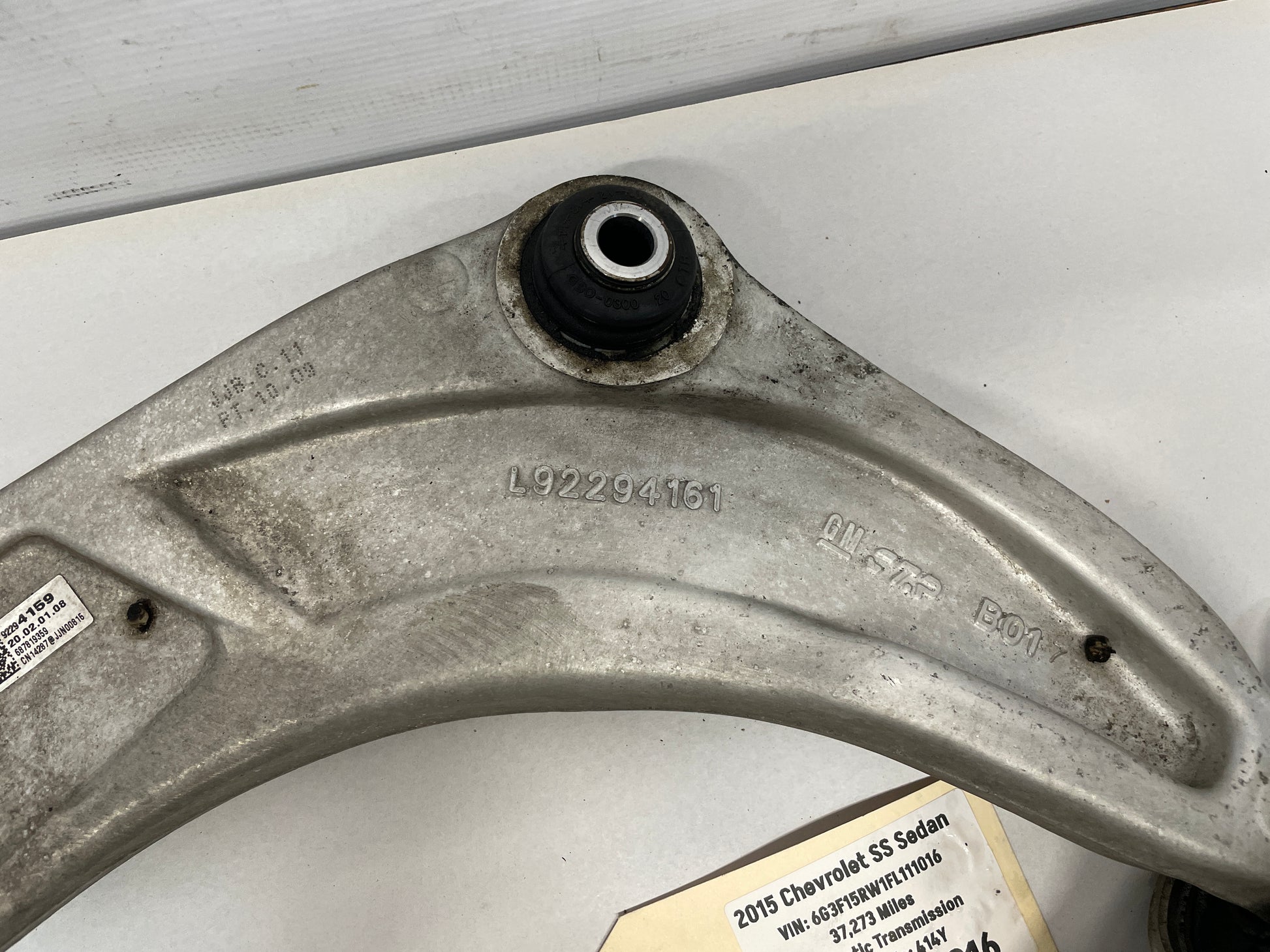 2015 Chevy SS Sedan LH Driver Rear Upper Control Arm OEM - Day's Parts Yard