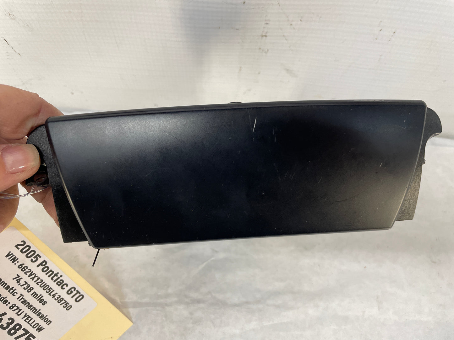 2005 Pontiac GTO Lower Radio Storage Cubby Compartment Tray Insert OEM