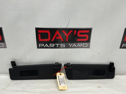 2012 Chevy Camaro ZL1 RH & LH Sunvisors Sun Visors Shades w/ Clips OEM - Day's Parts Yard