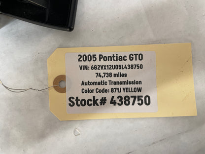 2005 Pontiac GTO Lower Radio Storage Cubby Compartment Tray Insert OEM