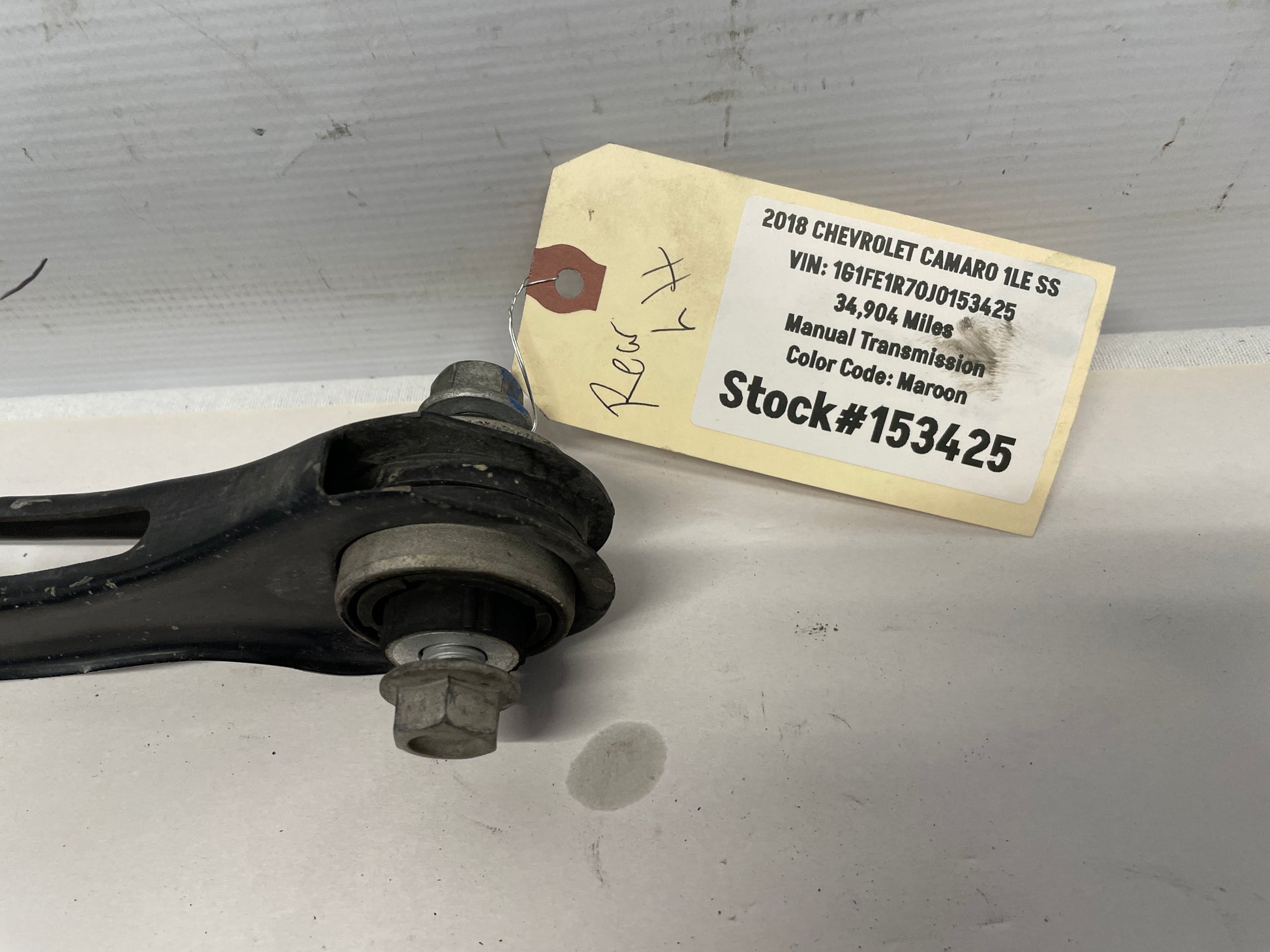 2018 Chevy Camaro ZL1 1LE LH Driver Rear Control Arm OEM - Day's Parts Yard