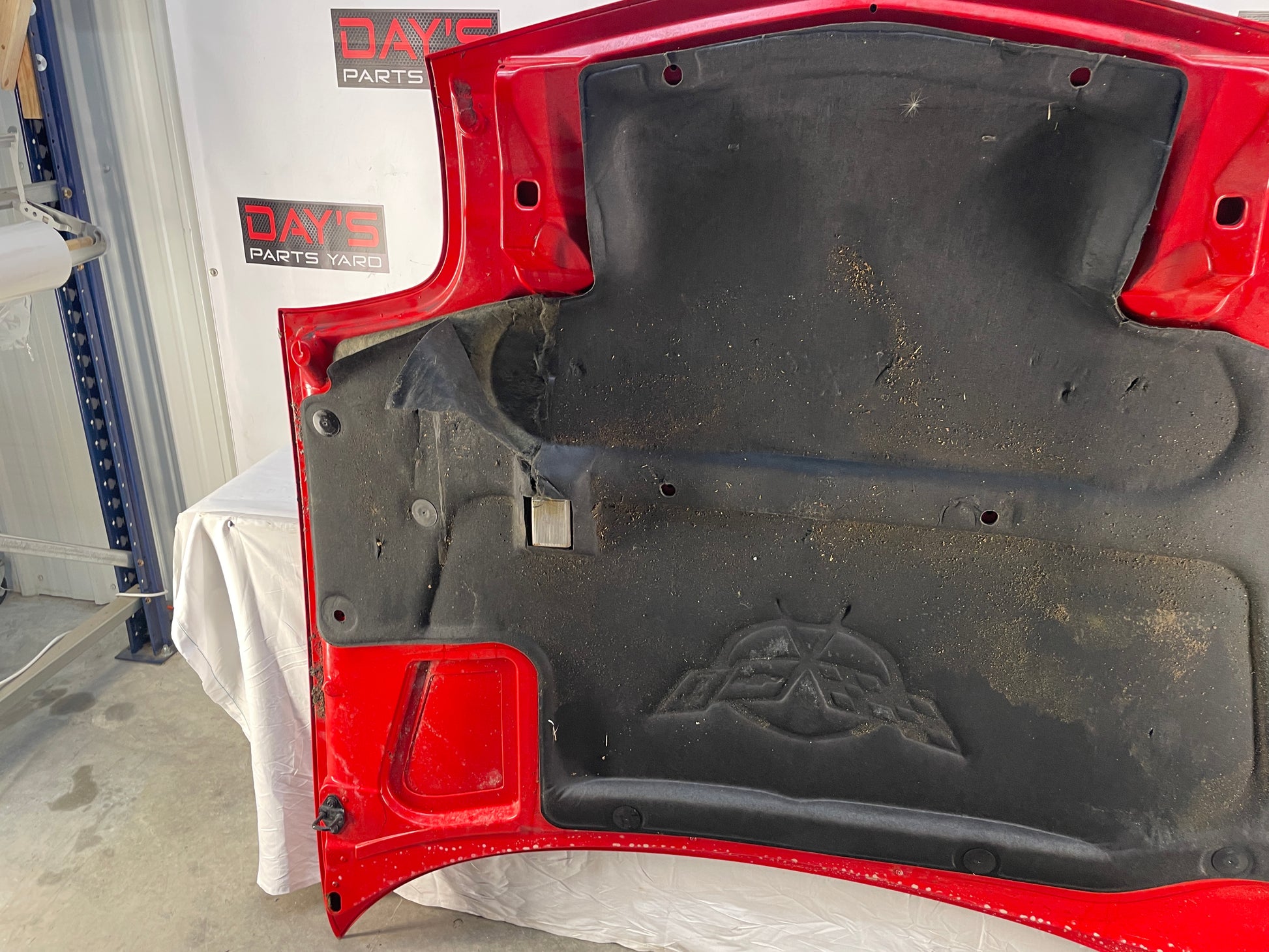 2004 Chevy C5 Corvette Hood Assembly Red OEM - Day's Parts Yard
