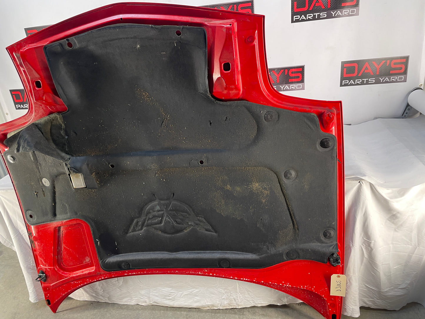 2004 Chevy C5 Corvette Hood Assembly Red OEM - Day's Parts Yard