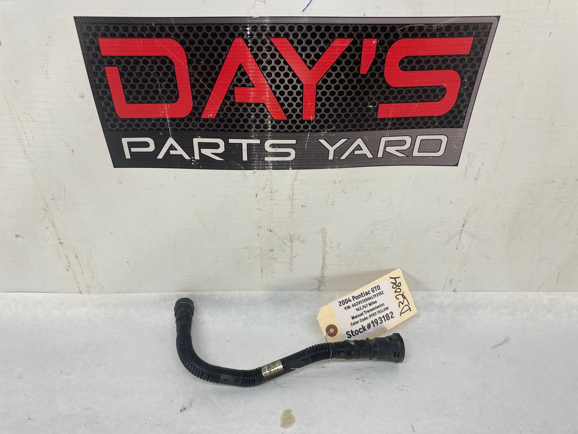 2004 Pontiac GTO EVAP Fuel Tank Line Hose Tube OEM - Day's Parts Yard