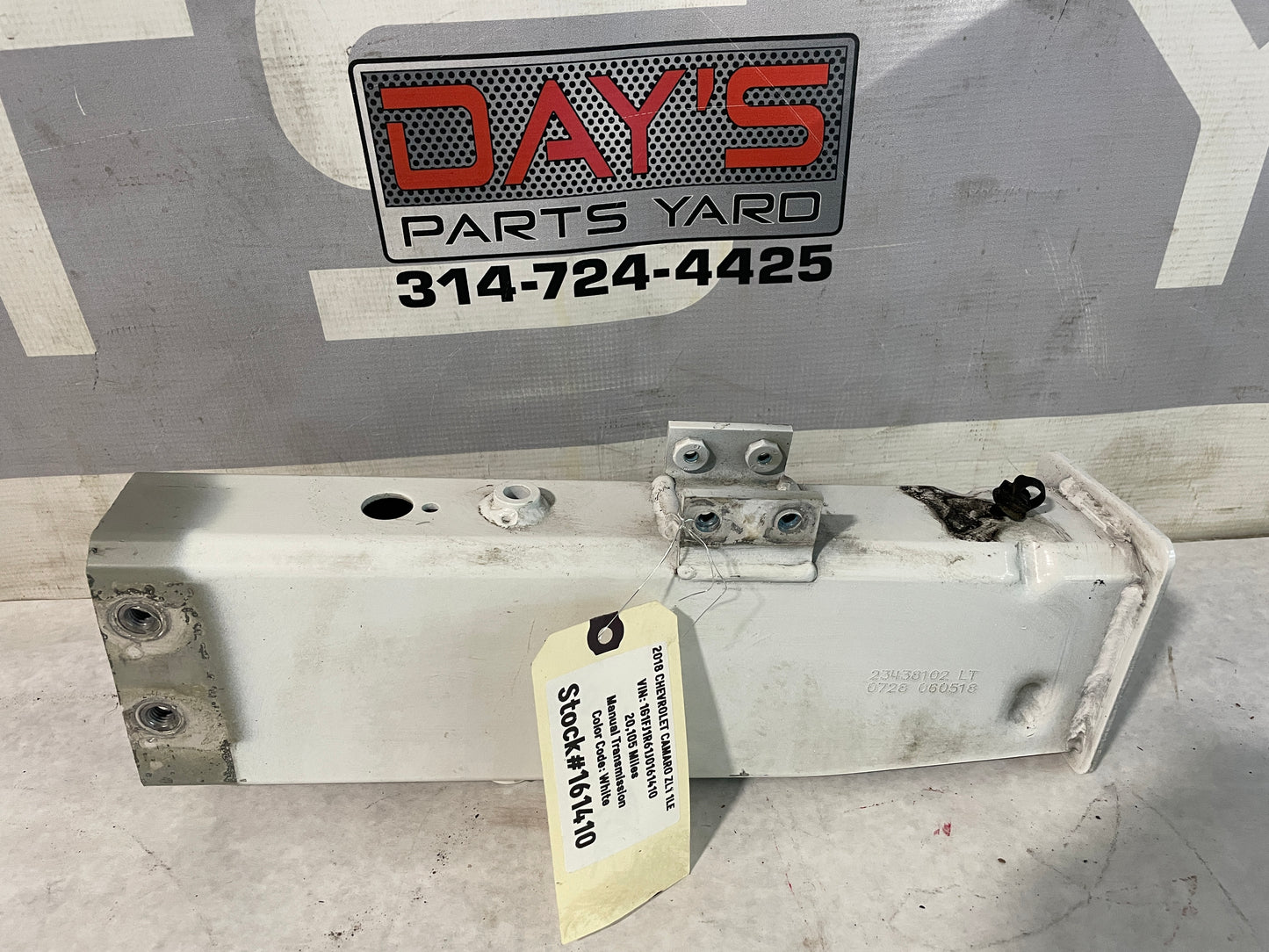2018 Chevy Camaro ZL1 1LE LH Driver Frame Crush Sleeve Rail End OEM - Day's Parts Yard