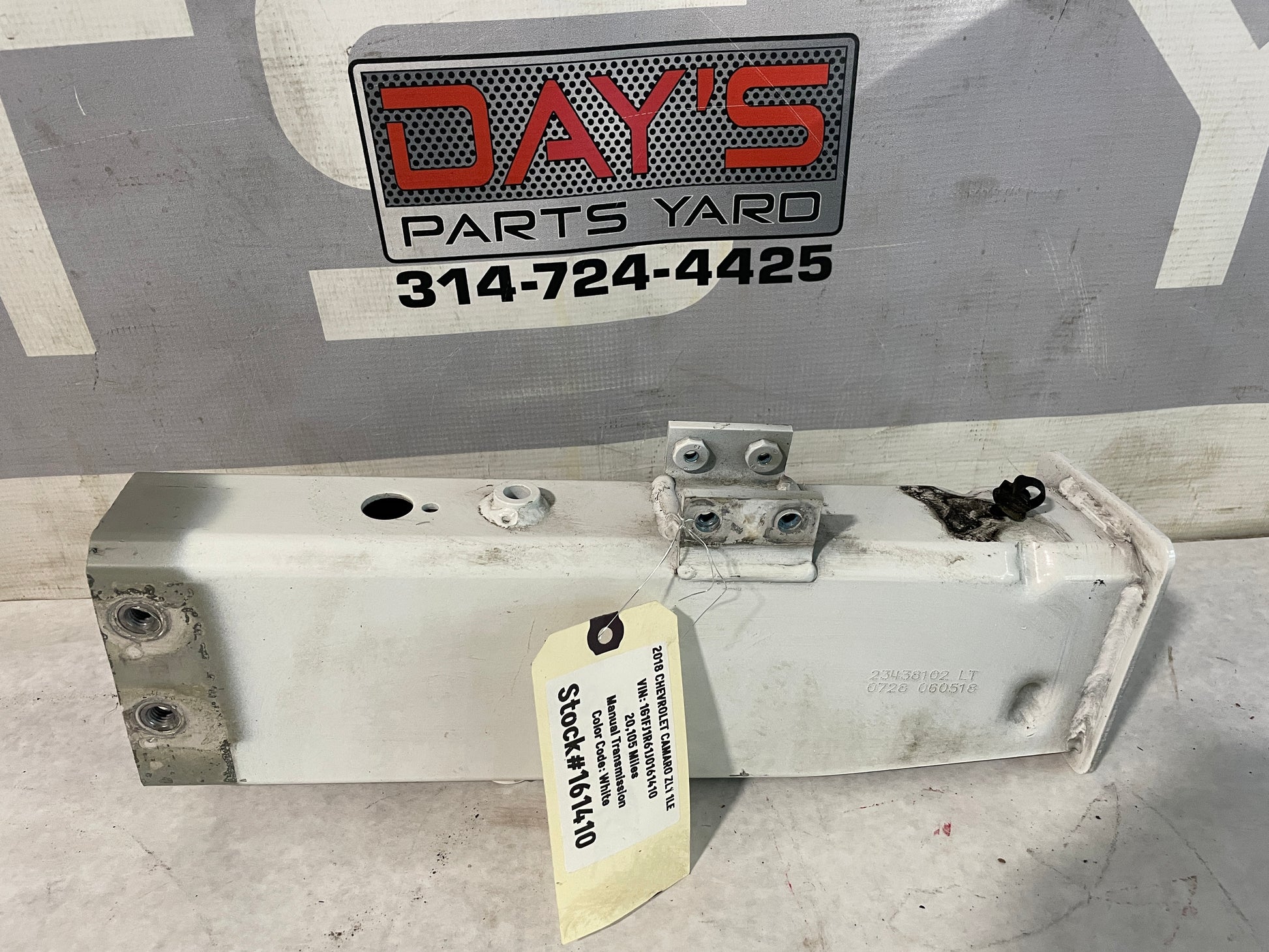 2018 Chevy Camaro ZL1 1LE LH Driver Frame Crush Sleeve Rail End OEM - Day's Parts Yard