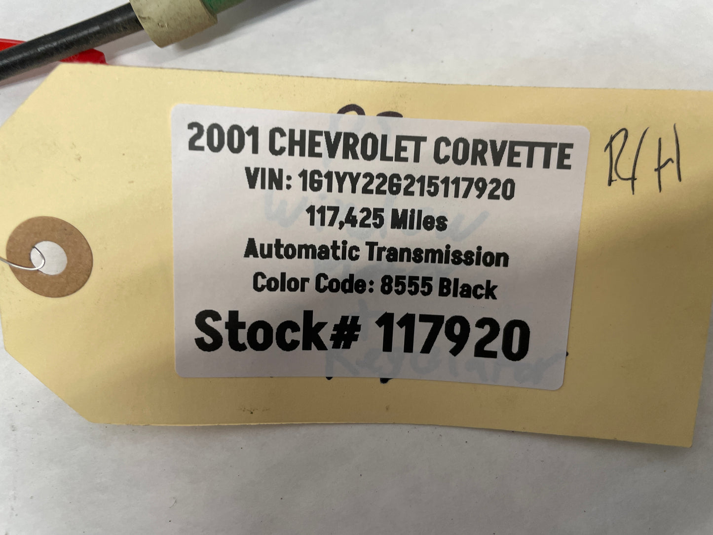 2001 Chevy C5 Corvette RH Passenger Front Window Regulator w/ Motor OEM - Day's Parts Yard