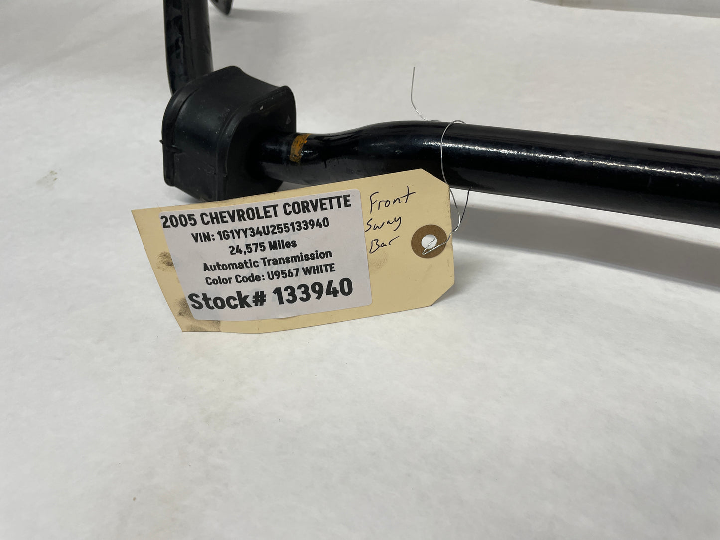 2005 Chevy C6 Corvette Front Suspension Stabilizer Sway Bar OEM - Day's Parts Yard