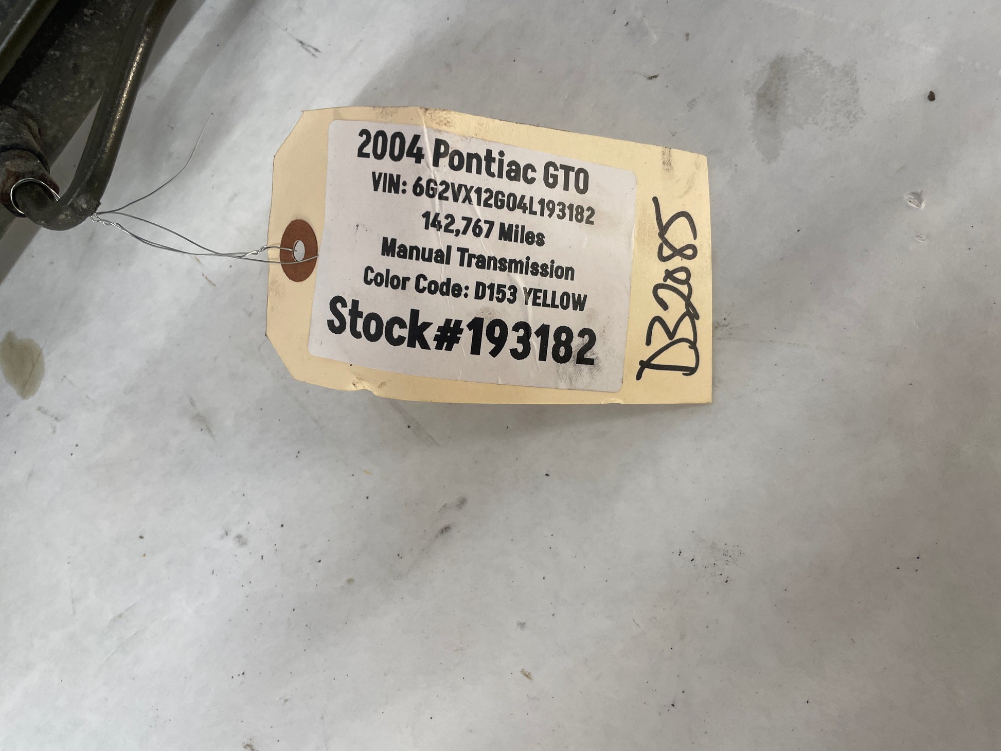 2004 Pontiac GTO Power Steering Rack and Pinion Gear Assembly OEM - Day's Parts Yard