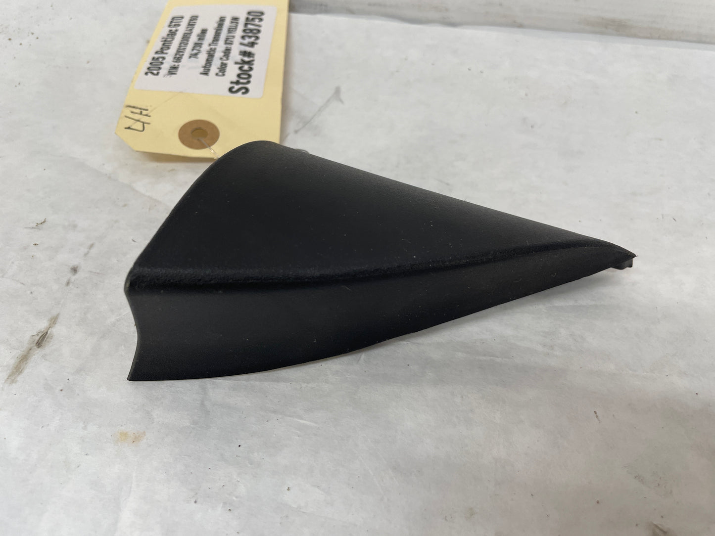 2005 Pontiac GTO LH Driver Interior Mirror Cover Defrost Vent Trim Panel OEM