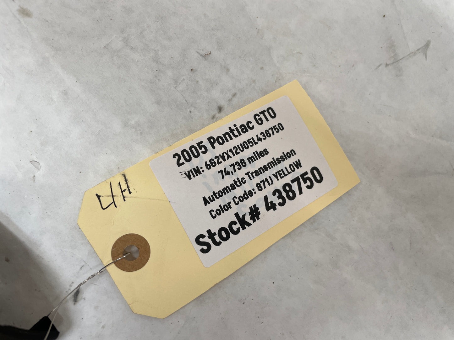 2005 Pontiac GTO LH Driver Interior Mirror Cover Defrost Vent Trim Panel OEM