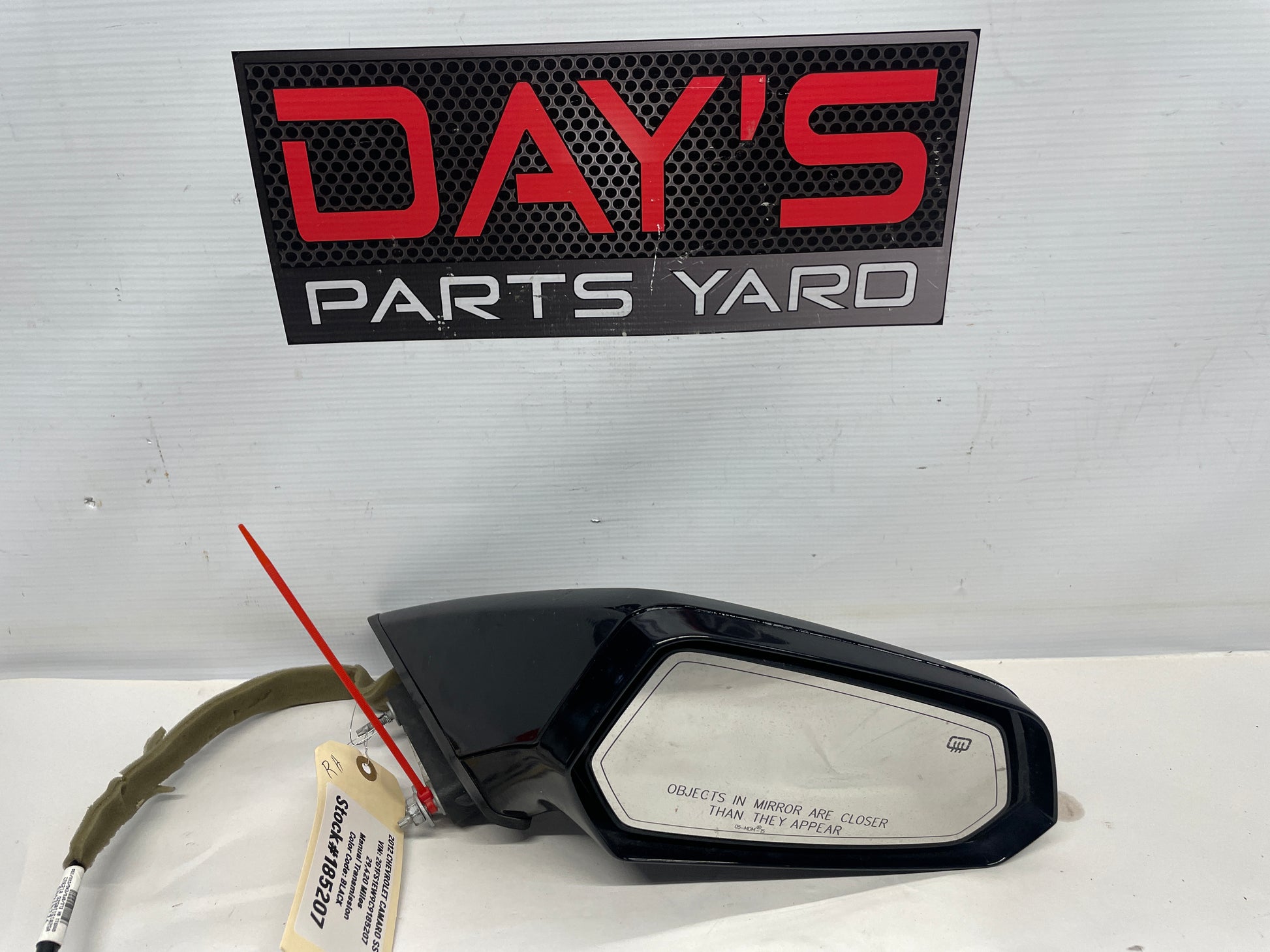 2012 Chevy Camaro SS ZL1 RH Passenger Exterior Side Mirror Heated OEM - Day's Parts Yard